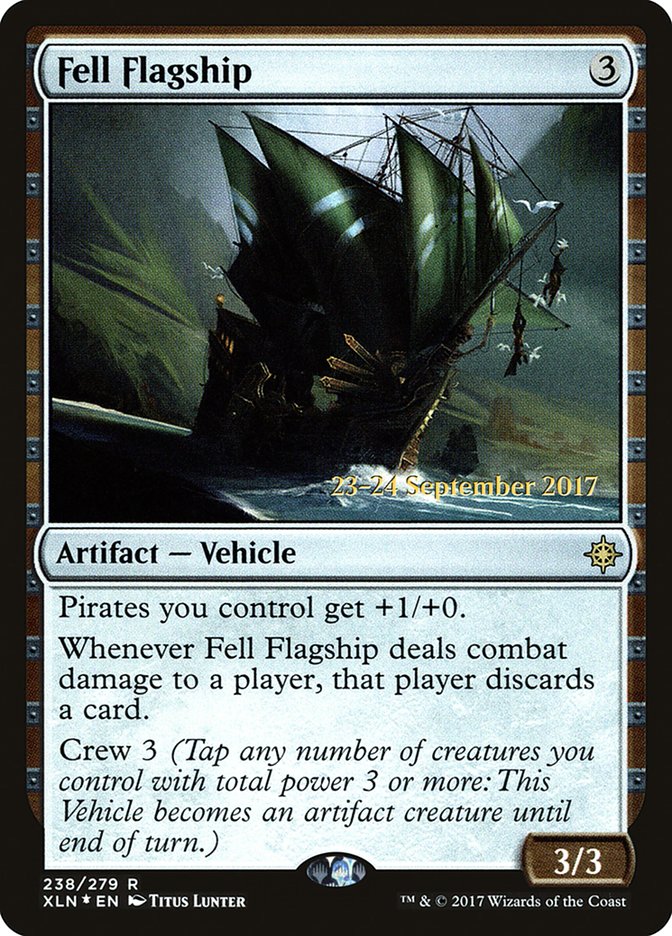 Fell Flagship [Ixalan Prerelease Promos] | Good Games Cannington