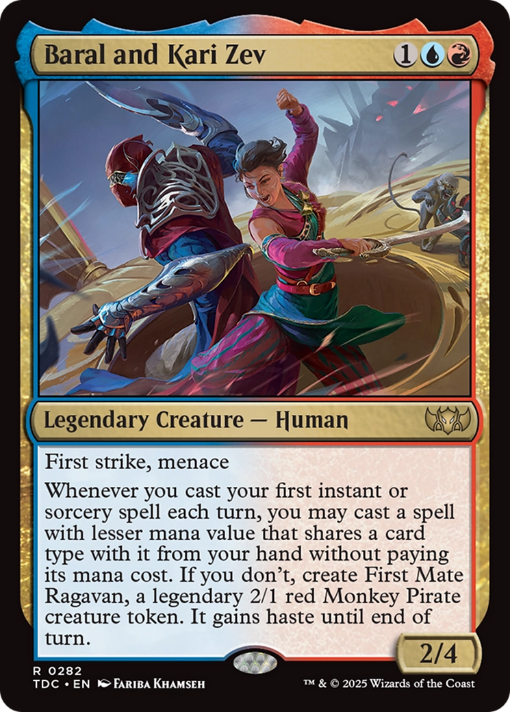 Baral and Kari Zev [Tarkir: Dragonstorm Commander] | Good Games Cannington