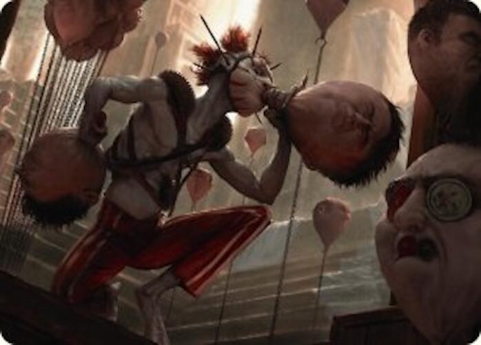 The Jolly Balloon Man Art Card [Duskmourn: House of Horror Art Series] | Good Games Cannington