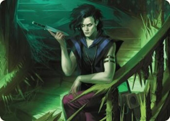Winter, Misanthropic Guide Art Card [Duskmourn: House of Horror Art Series] | Good Games Cannington