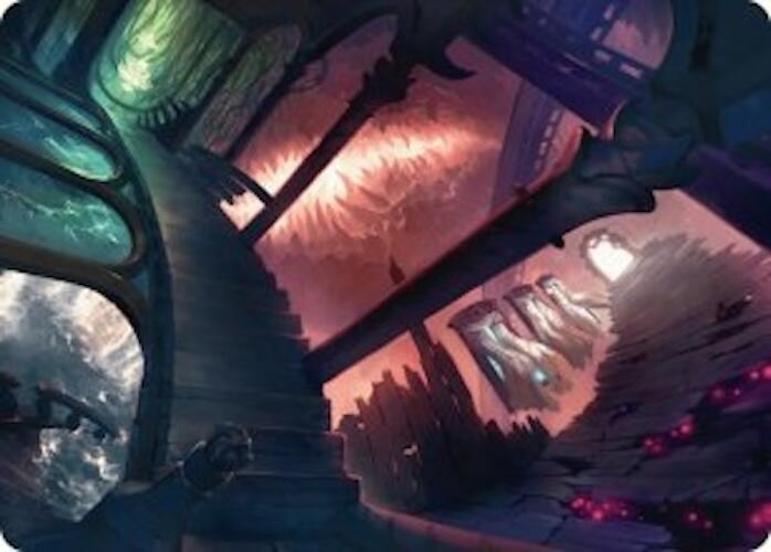 Terramorphic Expanse Art Card [Duskmourn: House of Horror Art Series] | Good Games Cannington