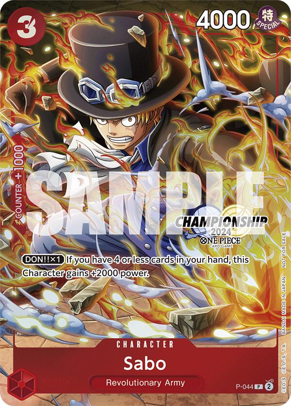 Sabo (CS 2024 Event Pack Finalist) [One Piece Promotion Cards] | Good Games Cannington