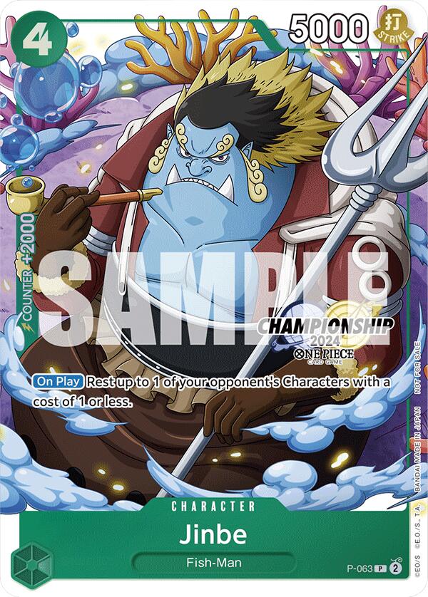 Jinbe (CS 2024 Event Pack Finalist) [One Piece Promotion Cards] | Good Games Cannington