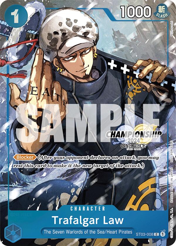 Trafalgar Law (ST03-008) (CS 2024 Event Pack Finalist) [One Piece Promotion Cards] | Good Games Cannington
