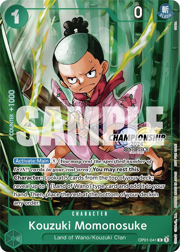 Kouzuki Momonosuke (CS 2024 Celebration Pack) [One Piece Promotion Cards] | Good Games Cannington