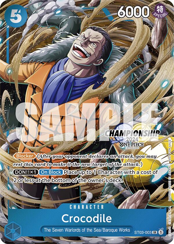 Crocodile (CS 2024 Celebration Pack) [One Piece Promotion Cards] | Good Games Cannington
