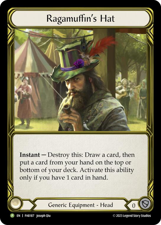 Ragamuffin's Hat [FAB187] (Promo)  Cold Foil | Good Games Cannington