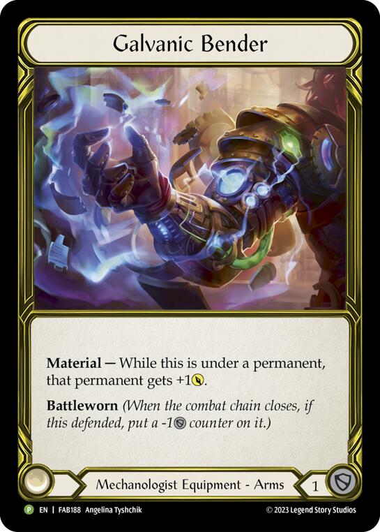 Galvanic Bender [FAB188] (Promo)  Cold Foil | Good Games Cannington