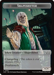 Shapeshifter // Insect (0022) Double-Sided Token [Duskmourn: House of Horror Commander Tokens] | Good Games Cannington