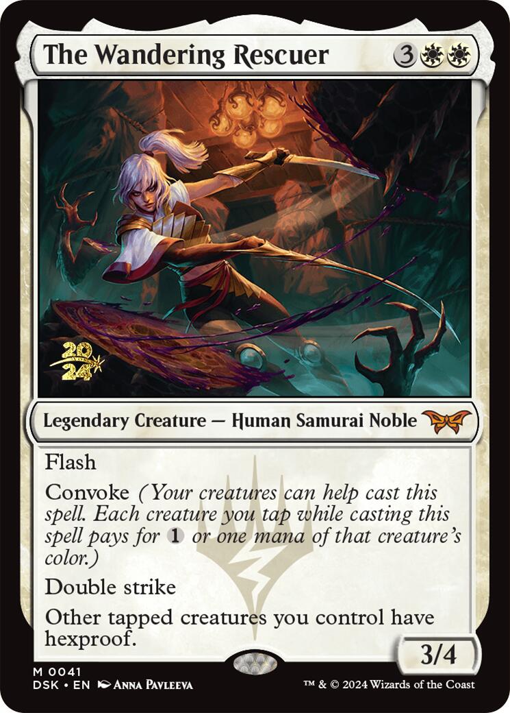 The Wandering Rescuer [Duskmourn: House of Horror Prerelease Promos] | Good Games Cannington