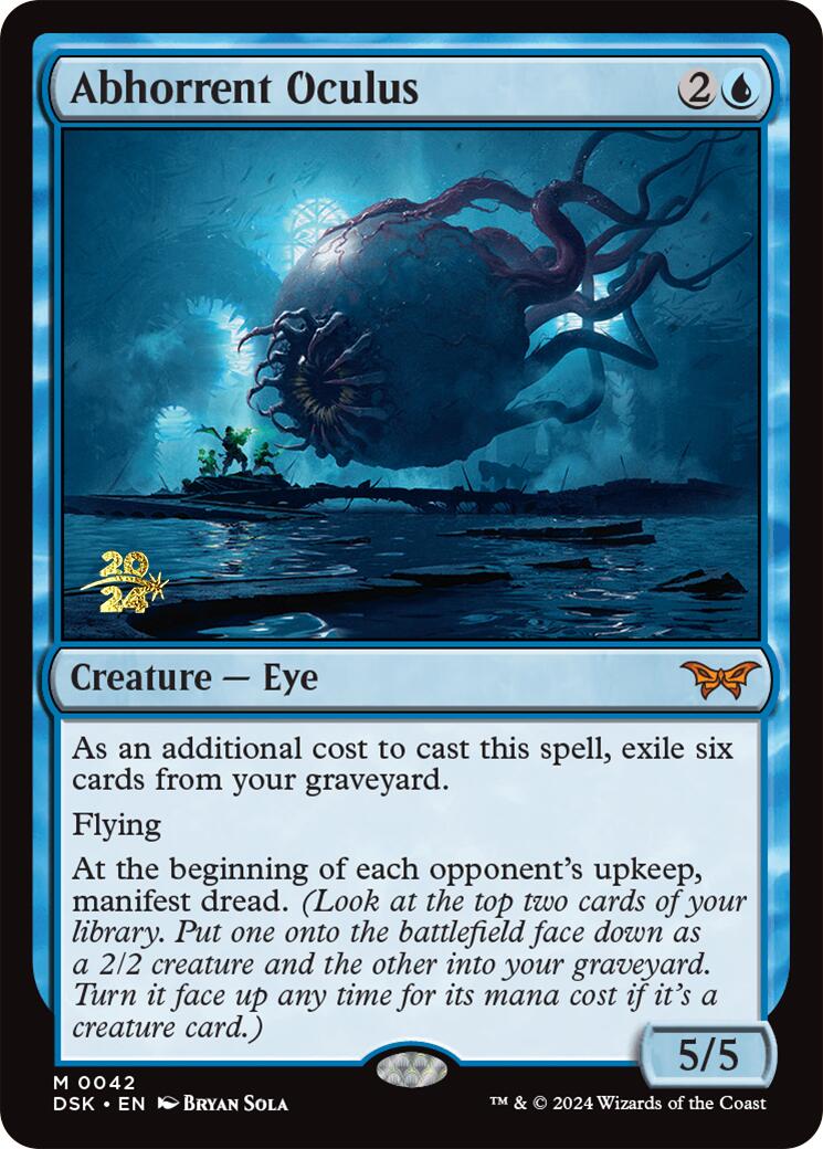 Abhorrent Oculus [Duskmourn: House of Horror Prerelease Promos] | Good Games Cannington