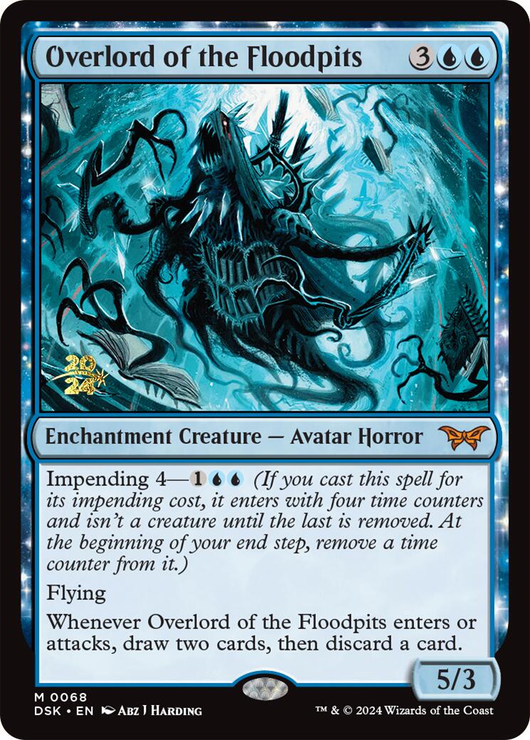 Overlord of the Floodpits [Duskmourn: House of Horror Prerelease Promos] | Good Games Cannington