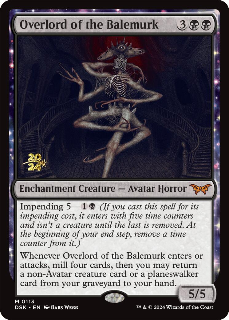 Overlord of the Balemurk [Duskmourn: House of Horror Prerelease Promos] | Good Games Cannington