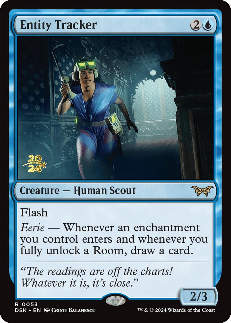 Entity Tracker (0053) [Duskmourn: House of Horror Prerelease Promos] | Good Games Cannington