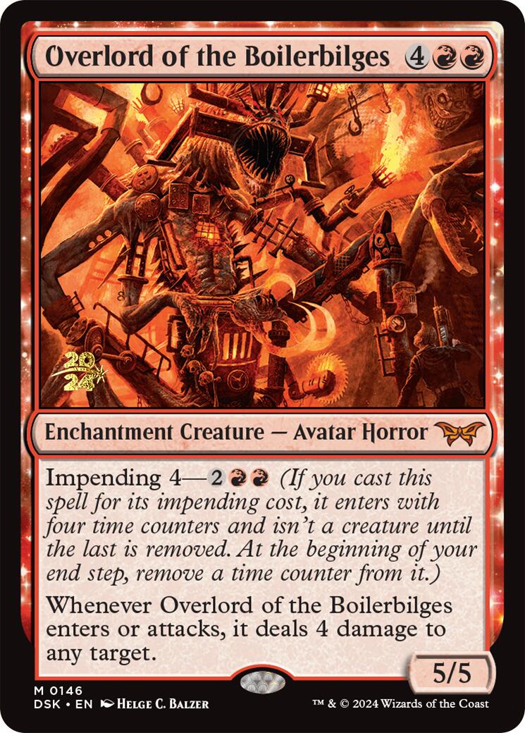 Overlord of the Boilerbilges [Duskmourn: House of Horror Prerelease Promos] | Good Games Cannington