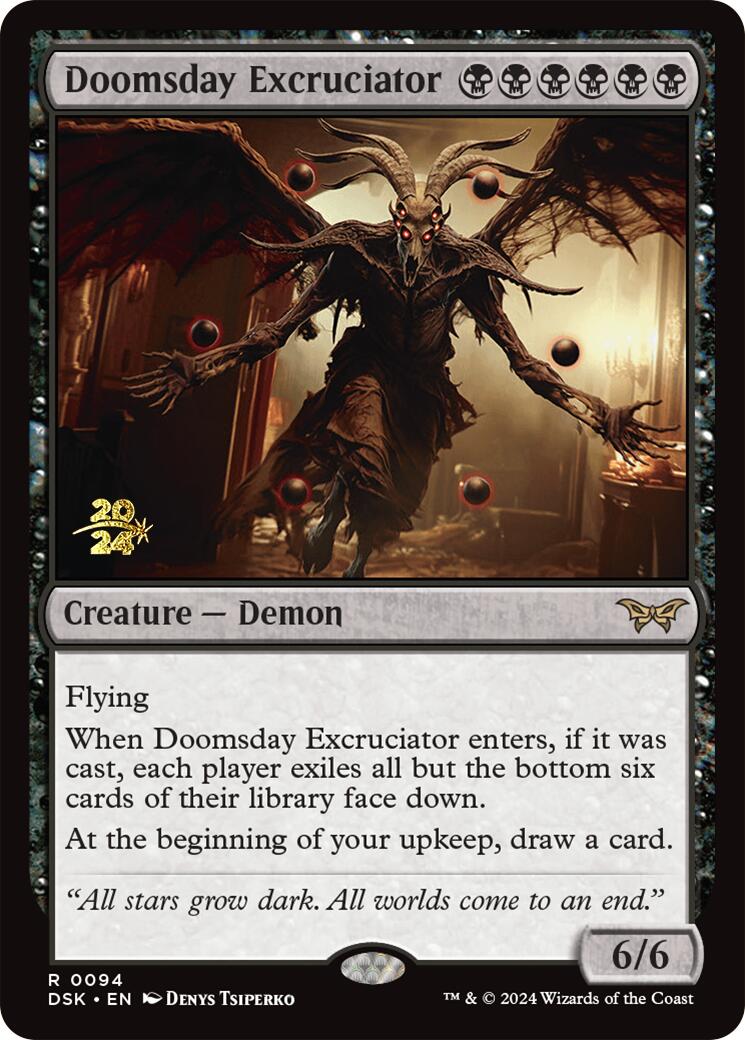 Doomsday Excruciator [Duskmourn: House of Horror Prerelease Promos] | Good Games Cannington