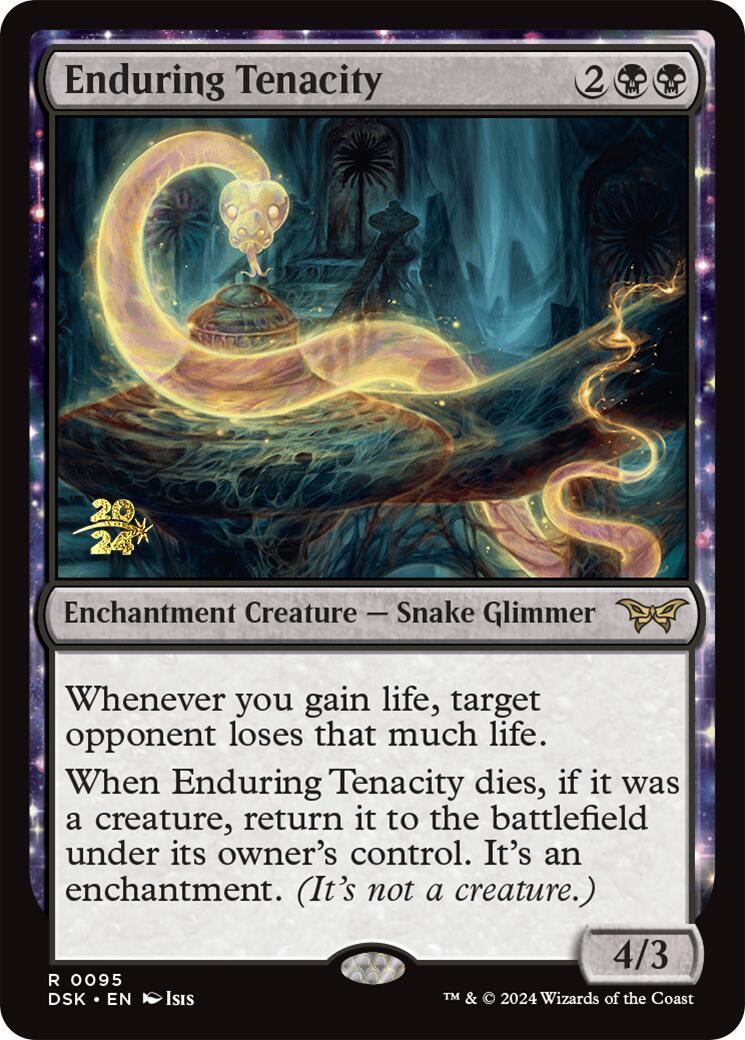 Enduring Tenacity [Duskmourn: House of Horror Prerelease Promos] | Good Games Cannington