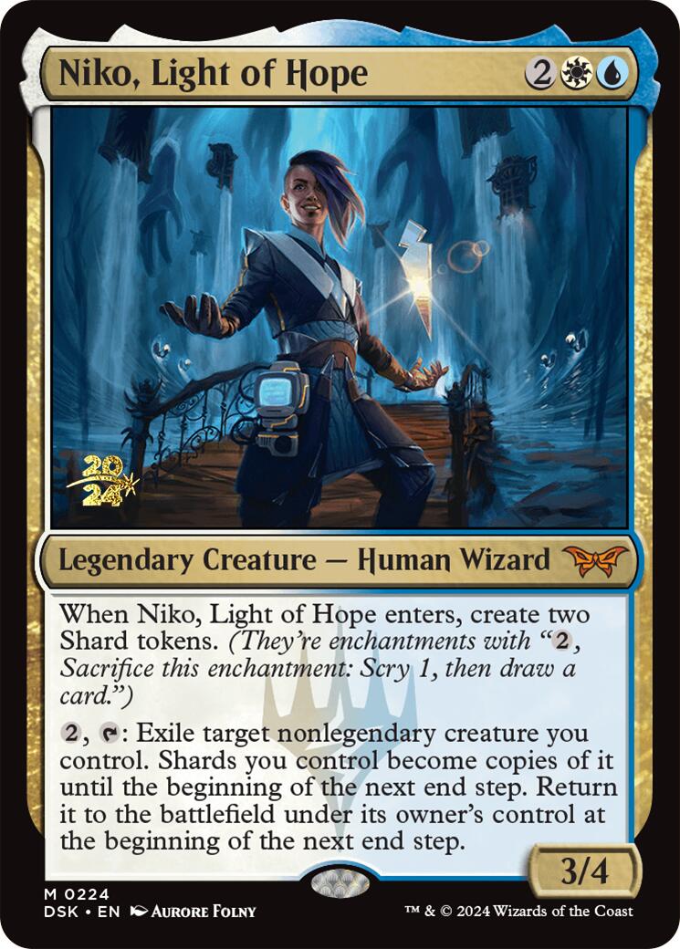 Niko, Light of Hope [Duskmourn: House of Horror Prerelease Promos] | Good Games Cannington