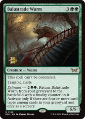 Balustrade Wurm [Duskmourn: House of Horror Prerelease Promos] | Good Games Cannington