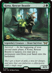 Kona, Rescue Beastie (0187) [Duskmourn: House of Horror Prerelease Promos] | Good Games Cannington