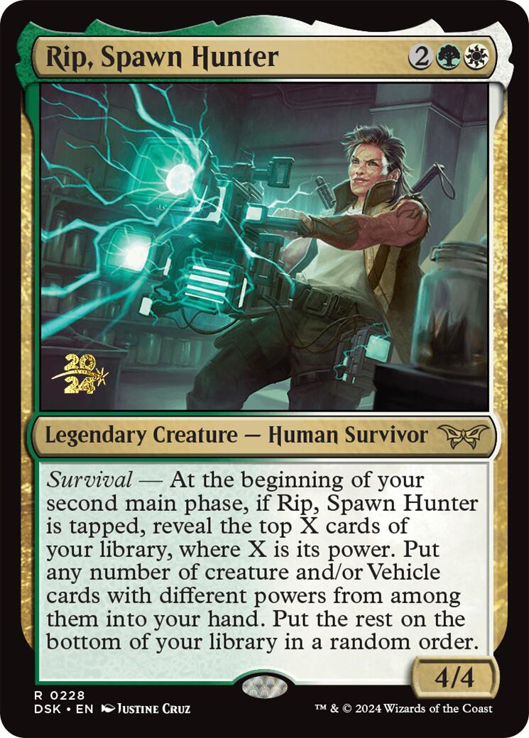 Rip, Spawn Hunter [Duskmourn: House of Horror Prerelease Promos] | Good Games Cannington