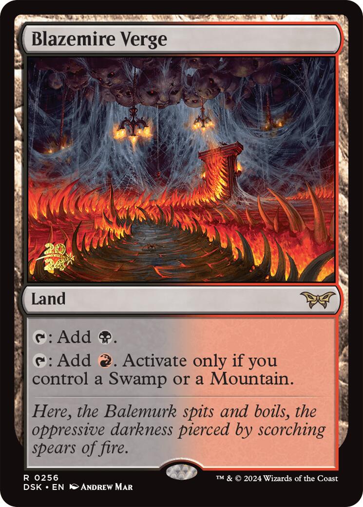 Blazemire Verge [Duskmourn: House of Horror Prerelease Promos] | Good Games Cannington