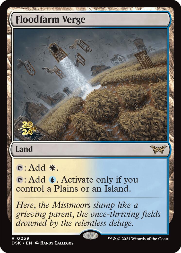 Floodfarm Verge [Duskmourn: House of Horror Prerelease Promos] | Good Games Cannington