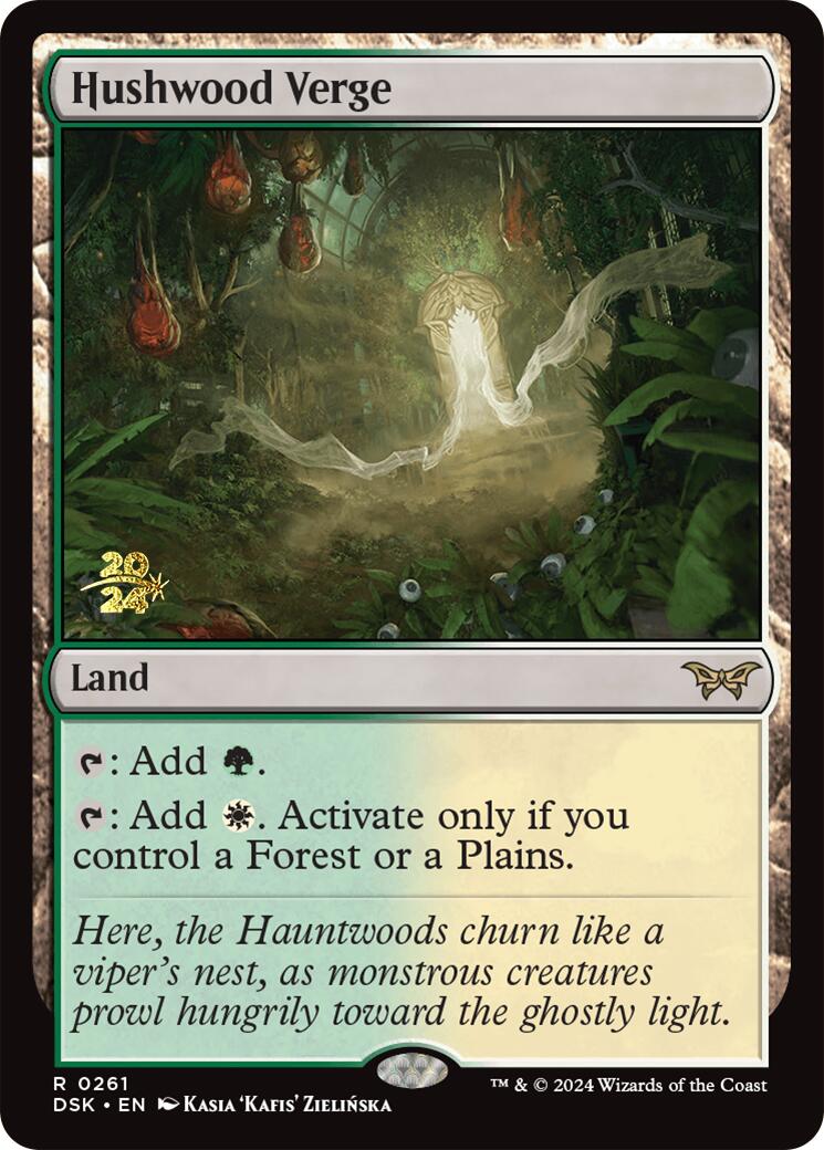 Hushwood Verge [Duskmourn: House of Horror Prerelease Promos] | Good Games Cannington