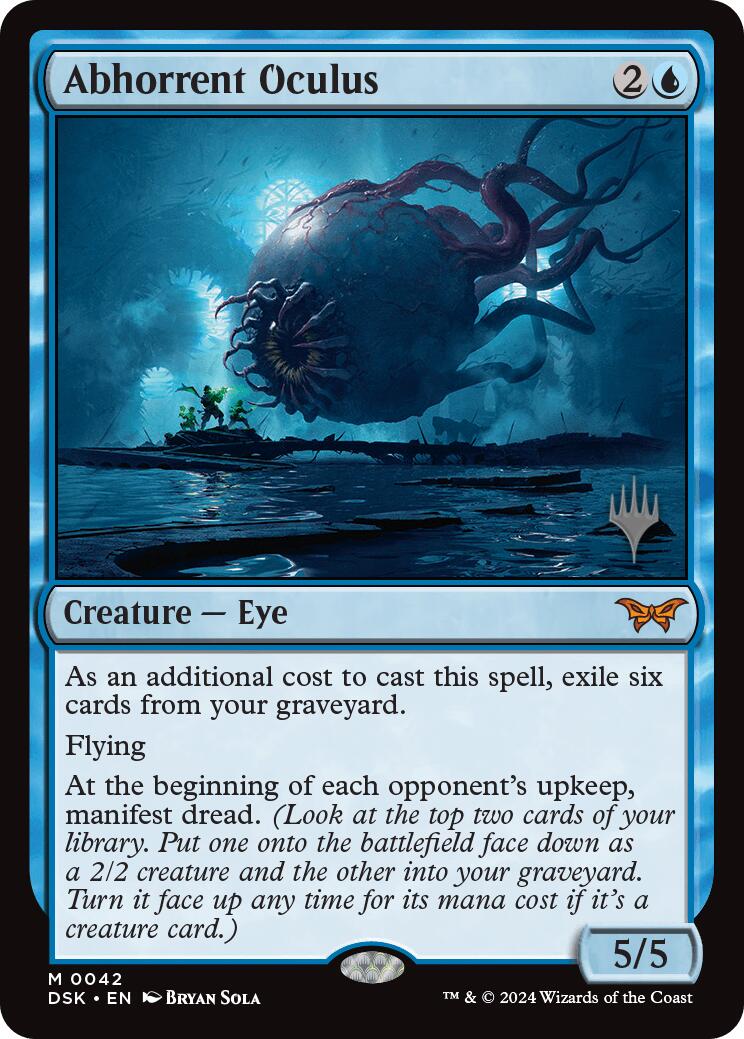 Abhorrent Oculus (Promo Pack) [Duskmourn: House of Horror Promos] | Good Games Cannington