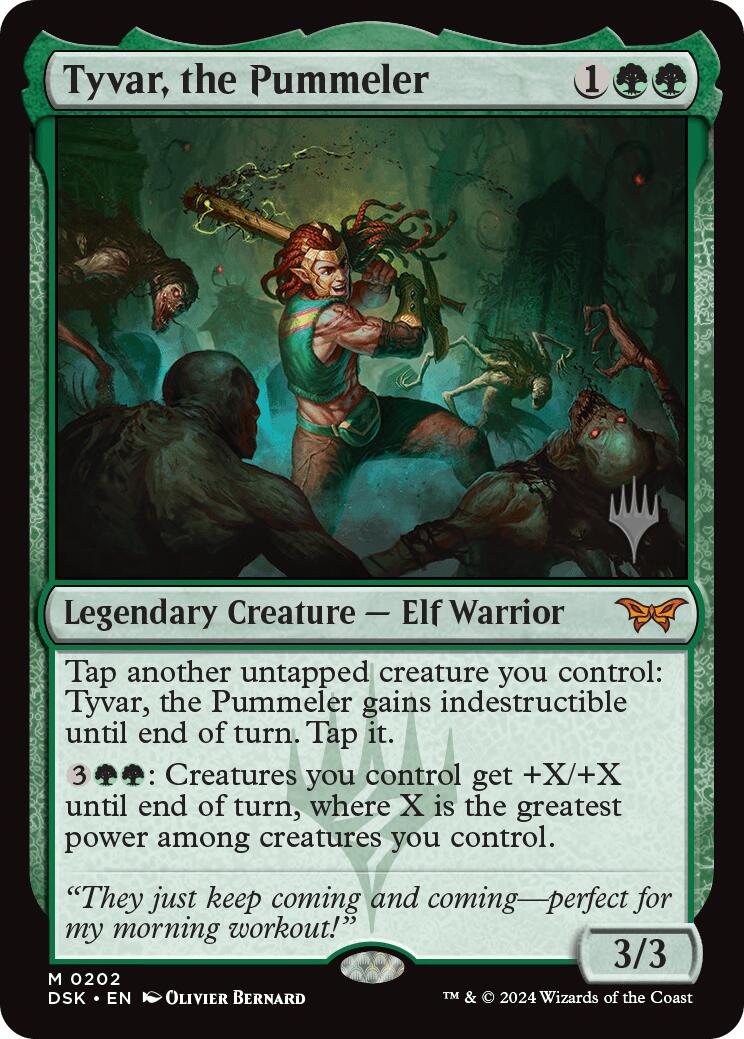 Tyvar, the Pummeler (Promo Pack) [Duskmourn: House of Horror Promos] | Good Games Cannington