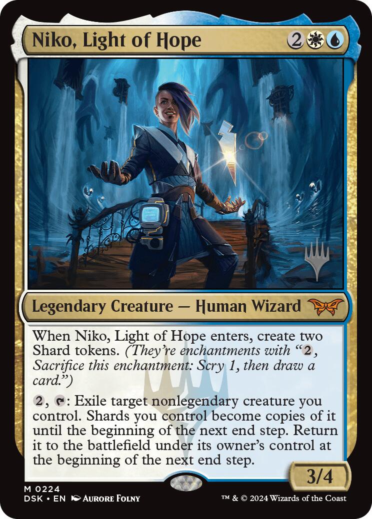 Niko, Light of Hope (Promo Pack) [Duskmourn: House of Horror Promos] | Good Games Cannington