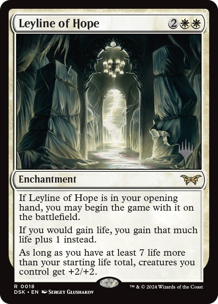 Leyline of Hope (Promo Pack) [Duskmourn: House of Horror Promos] | Good Games Cannington