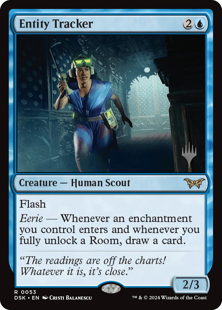 Entity Tracker (0053) (Promo Pack) [Duskmourn: House of Horror Promos] | Good Games Cannington