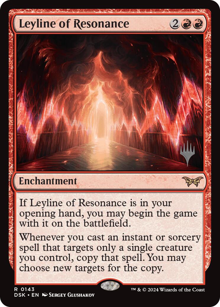 Leyline of Resonance (Promo Pack) [Duskmourn: House of Horror Promos] | Good Games Cannington