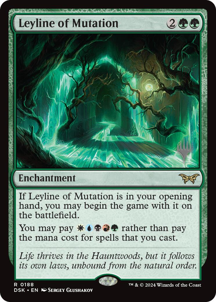 Leyline of Mutation (Promo Pack) [Duskmourn: House of Horror Promos] | Good Games Cannington