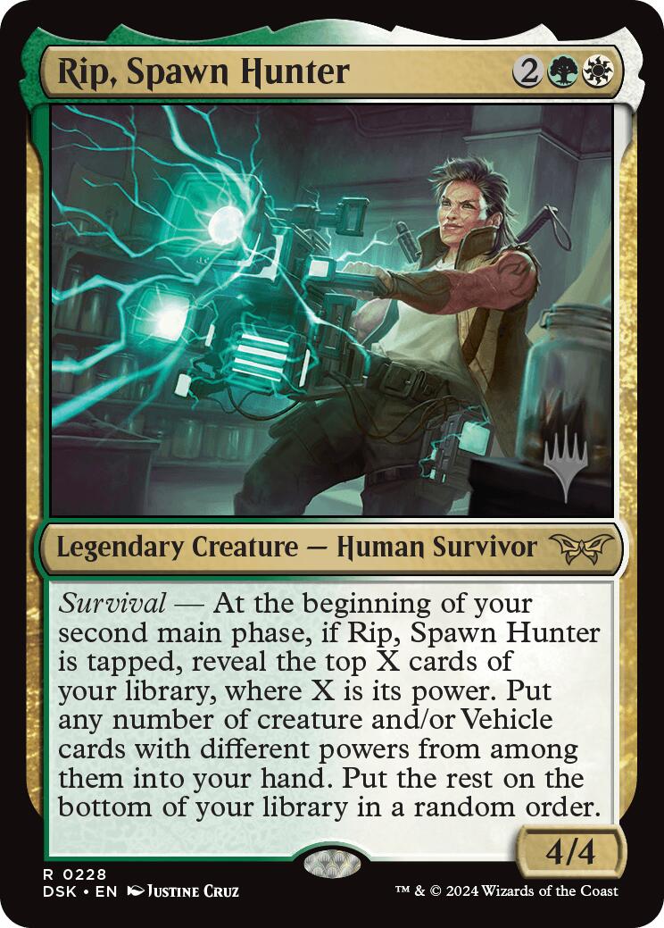Rip, Spawn Hunter (Promo Pack) [Duskmourn: House of Horror Promos] | Good Games Cannington