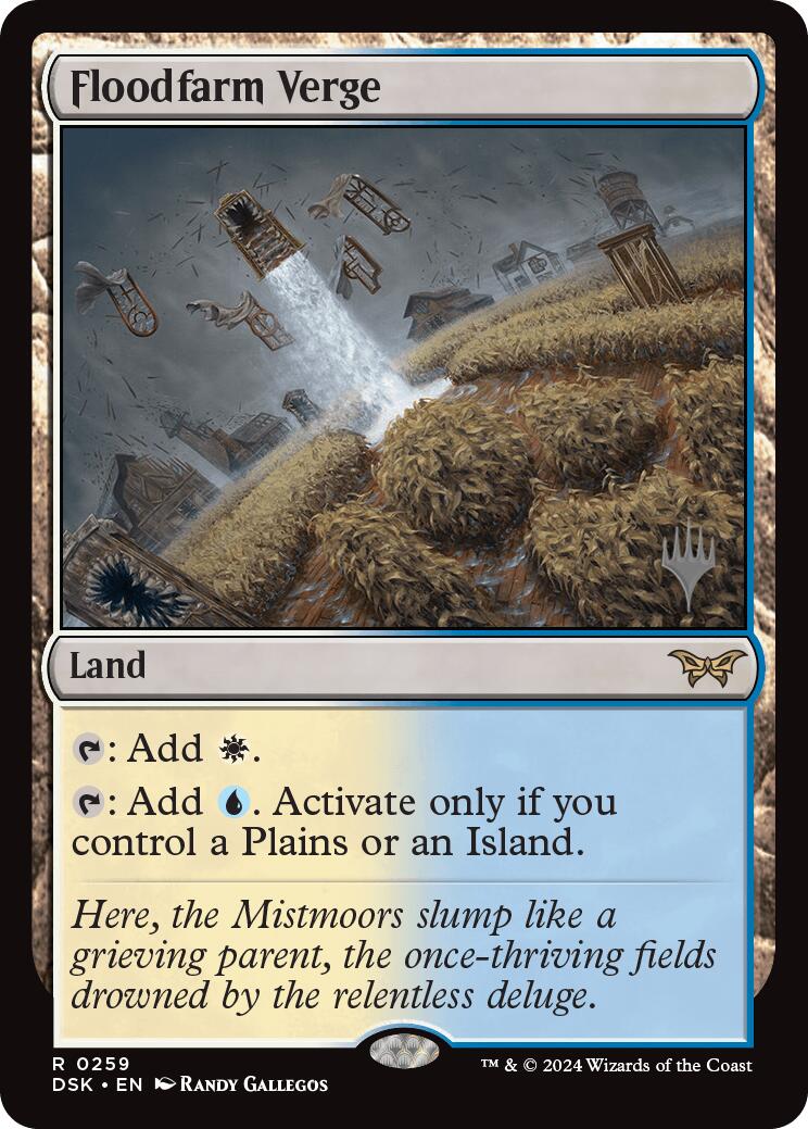 Floodfarm Verge (Promo Pack) [Duskmourn: House of Horror Promos] | Good Games Cannington