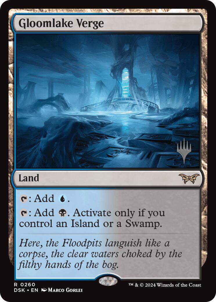 Gloomlake Verge (Promo Pack) [Duskmourn: House of Horror Promos] | Good Games Cannington
