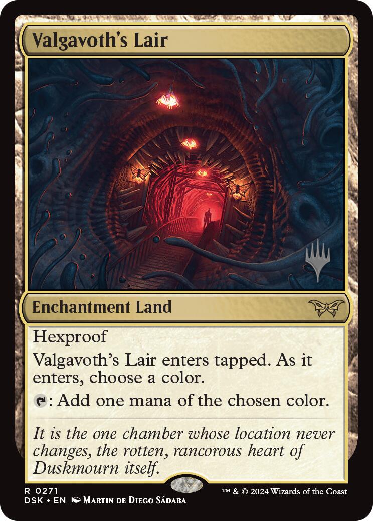 Valgavoth's Lair (Promo Pack) [Duskmourn: House of Horror Promos] | Good Games Cannington