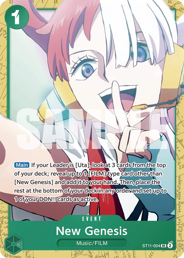 New Genesis [Starter Deck: GREEN Uta] | Good Games Cannington