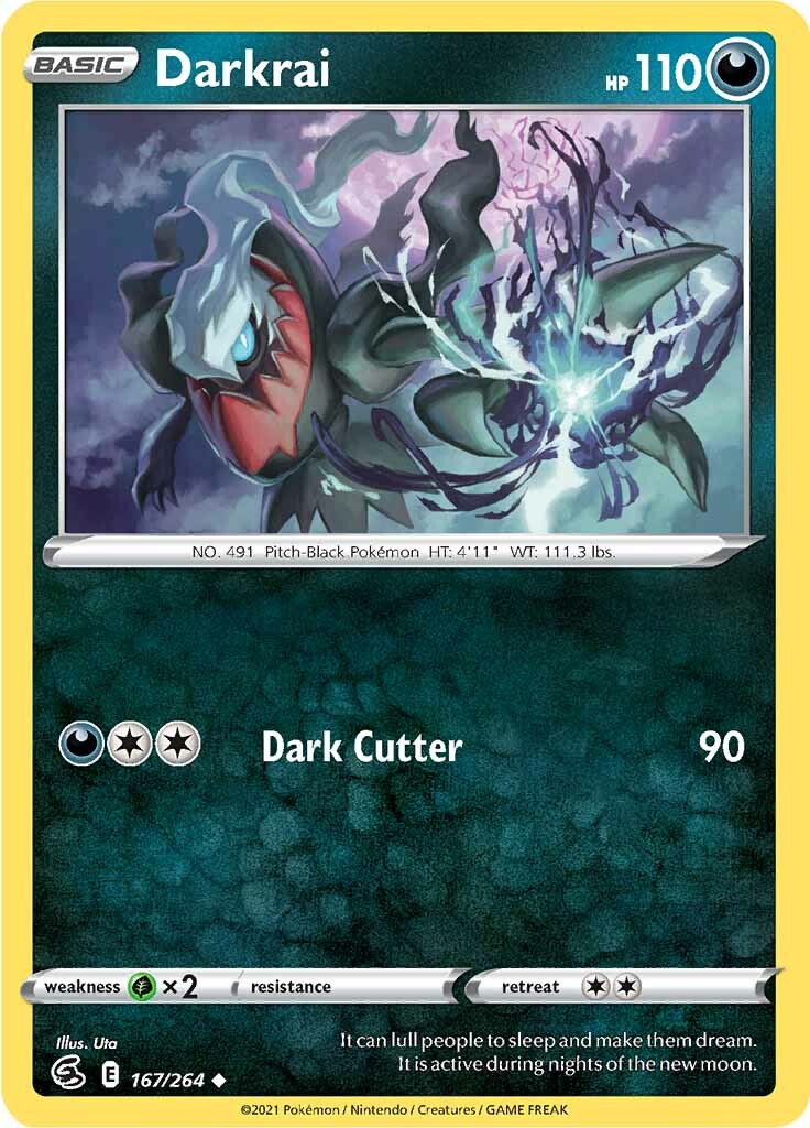 Darkrai (167/264) [Sword & Shield: Fusion Strike] | Good Games Cannington