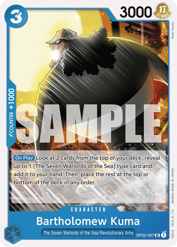 Bartholomew Kuma [Starter Deck: Blue Donquixote Doflamingo] | Good Games Cannington