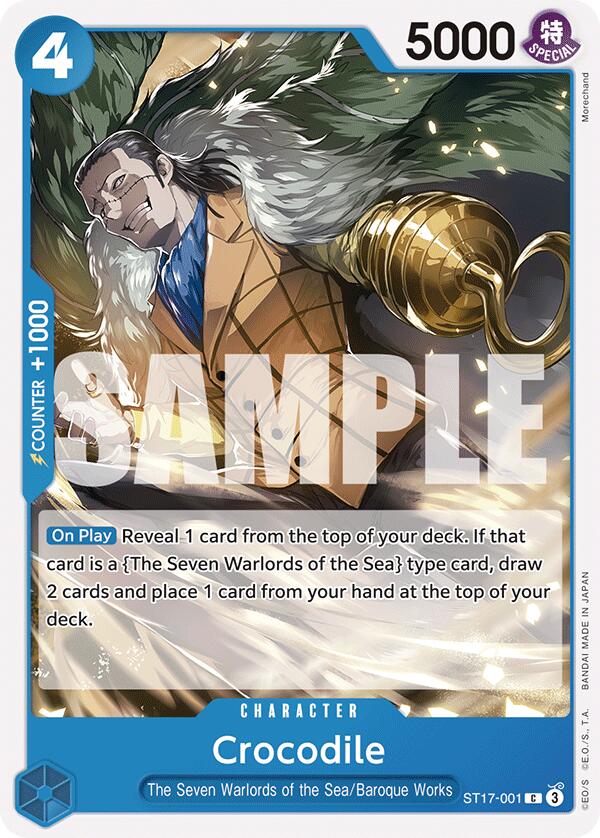Crocodile [Starter Deck: Blue Donquixote Doflamingo] | Good Games Cannington