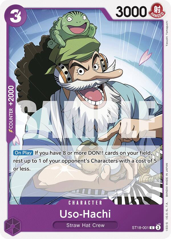 Uso-Hachi [Starter Deck: PURPLE Monkey.D.Luffy] | Good Games Cannington