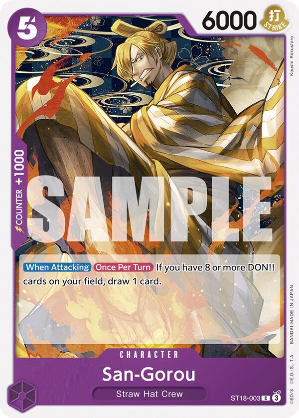 San-Gorou [Starter Deck: PURPLE Monkey.D.Luffy] | Good Games Cannington