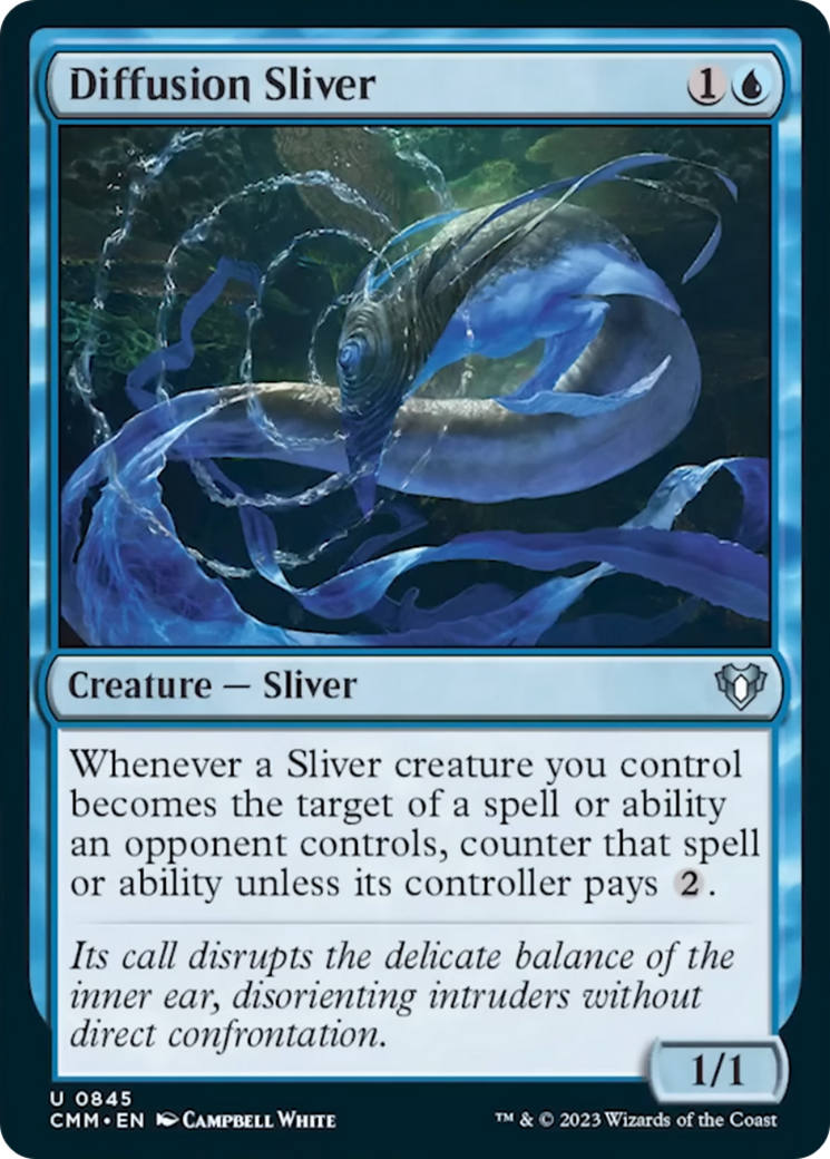 Diffusion Sliver [Commander Masters] | Good Games Cannington