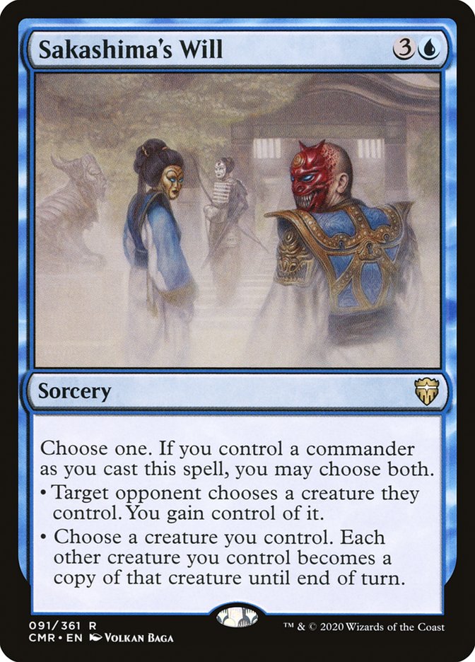 Sakashima's Will 91 (Commander Legends)  | Good Games Cannington