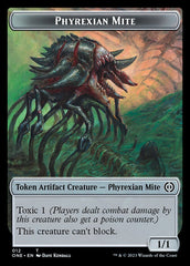 Rebel // Phyrexian Mite (012) Double-Sided Token [Phyrexia: All Will Be One Tokens] | Good Games Cannington
