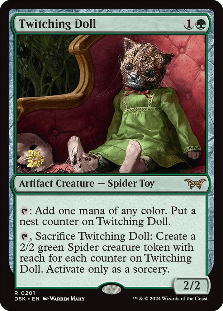 Twitching Doll [Duskmourn: House of Horror Prerelease Promos] | Good Games Cannington