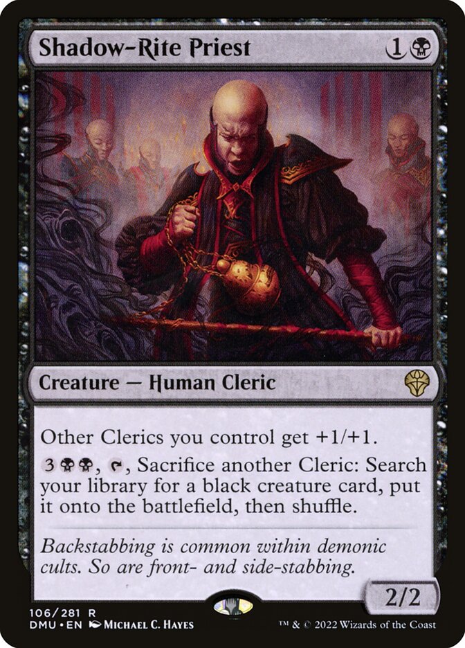 Shadow-Rite Priest 106 (Dominaria United)  - Foil | Good Games Cannington